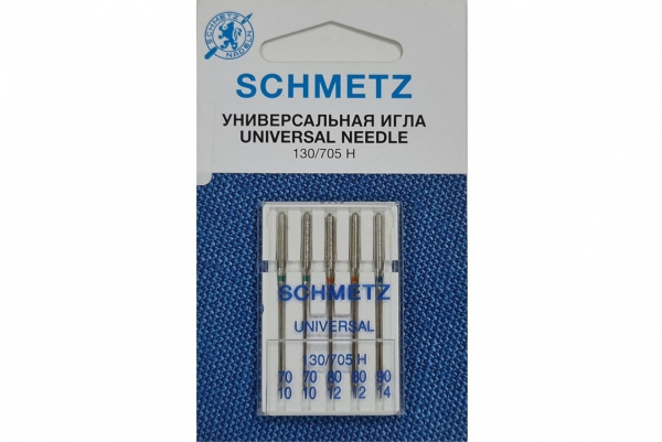 Иглы Schmetz универсальные (70x2, 80x2, 90x1), 5 шт в Москве